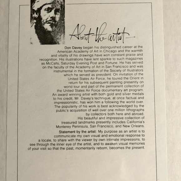 Don Davey New Orleans Art Print - Picture 3 of 3